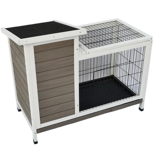 YES4PETS Rabbit Hutch Cat House Cage Guinea Pig Ferret Cage - Shoppers Haven  - Pet Care > Coops & Hutches     
