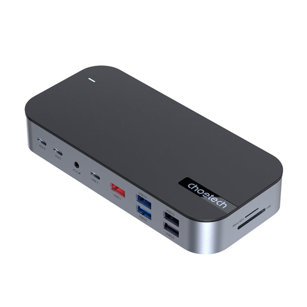 CHOETECH HUB-M52 15-in-1 Laptop USB-C Docking Station - Shoppers Haven  - Electronics > USB Gadgets     