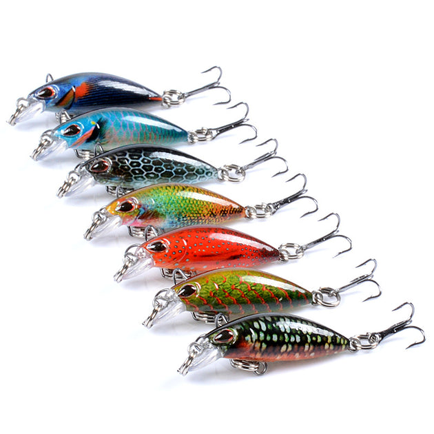 7x Popper Poppers 4.1cmFishing Lure Lures Surface Tackle Fresh Saltwater - Shoppers Haven  - Outdoor > Fishing     