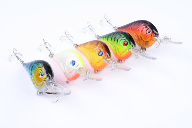 5X 9.5cm Popper Poppers Fishing Lure Lures Surface Tackle Saltwater - Shoppers Haven  - Outdoor > Fishing     