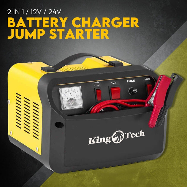 2IN1 Car Battery Charger Jump Starter 12V 24V 40A ATV Boat Tractor - Shoppers Haven  - Outdoor > Power Supply     