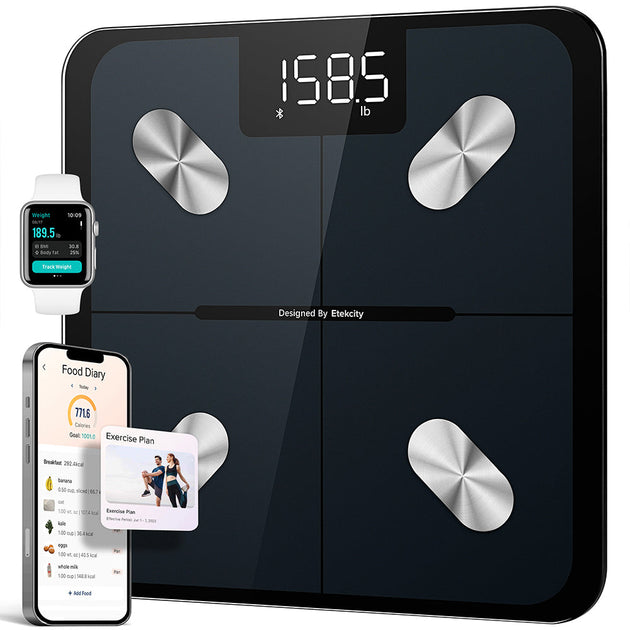 Etekcity Scale for Body Weight and Fat Percentage - Black - Shoppers Haven  - Home & Garden > Scales     