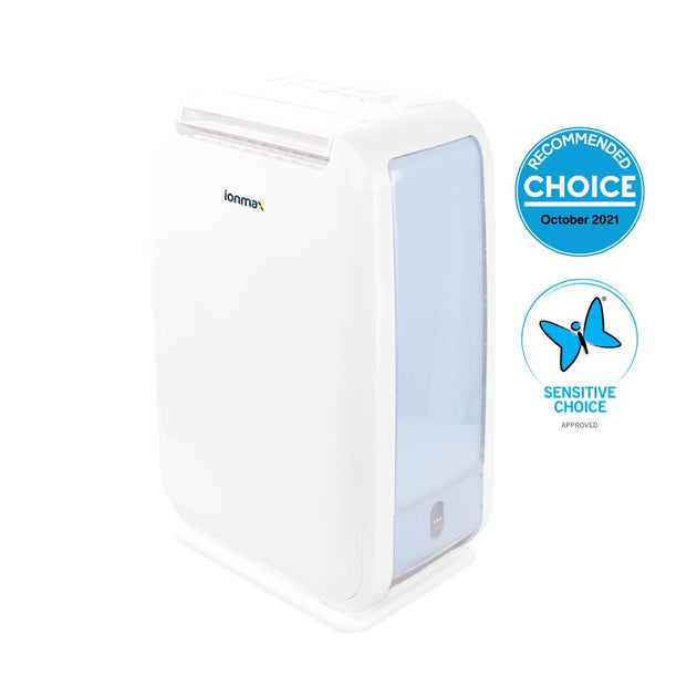 Ionmax ION610 6L/day Desiccant Dehumidifier CHOICE Recommended & Sensitive Choice Approved - Shoppers Haven  - Appliances > Air Conditioners     