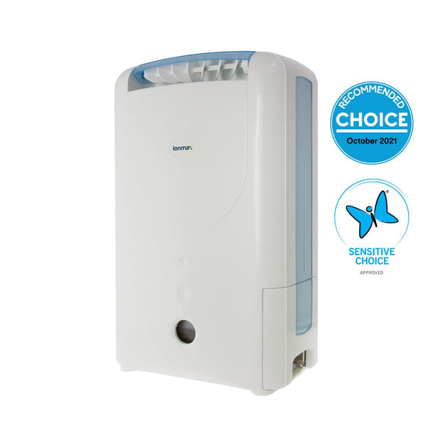 Ionmax ION612 7L/day Desiccant Dehumidifier CHOICE Recommended & Sensitive Choice Approved - Shoppers Haven  - Appliances > Air Conditioners     