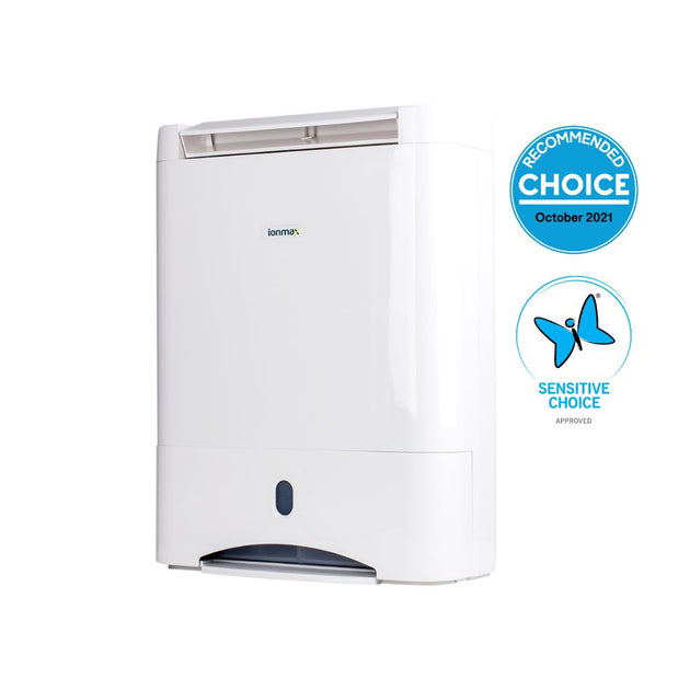 Ionmax ION632 10L/day Desiccant Dehumidifier CHOICE Recommended & Sensitive Choice Approved - Shoppers Haven  - Appliances > Air Conditioners     