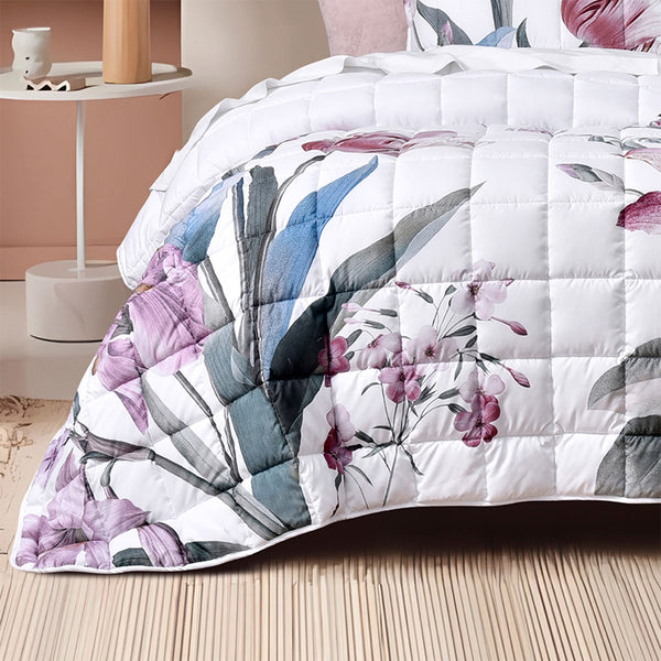 Bianca Carmela White Polyester Bedspread Set King - Shoppers Haven  - Home & Garden > Bedding     
