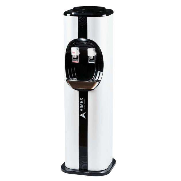 Luxurious Black and White Free Standing Hot and Cold Water Dispenser - LG Compressor - Shoppers Haven  - Appliances > Appliances Others     