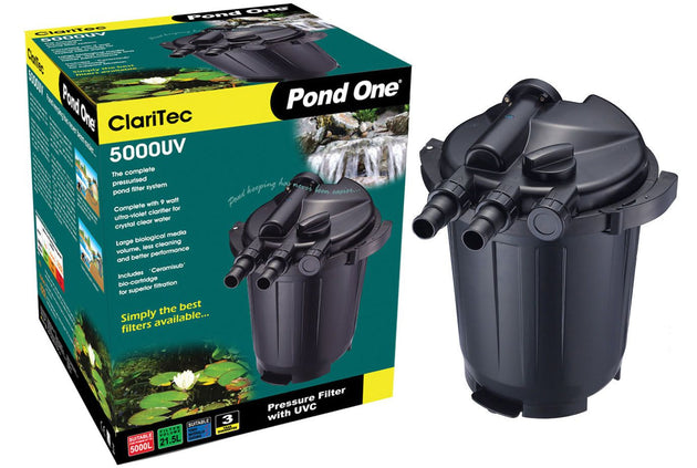 Pond One Claritec 5000UV Pressure Filter - Shoppers Haven  - Pet Care > Aquarium     