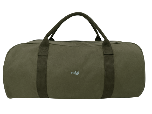 FIB Barrell Duffle Bag Travel Cotton Canvas Sports Luggage - Green - Shoppers Haven  - Gift & Novelty > Bags     