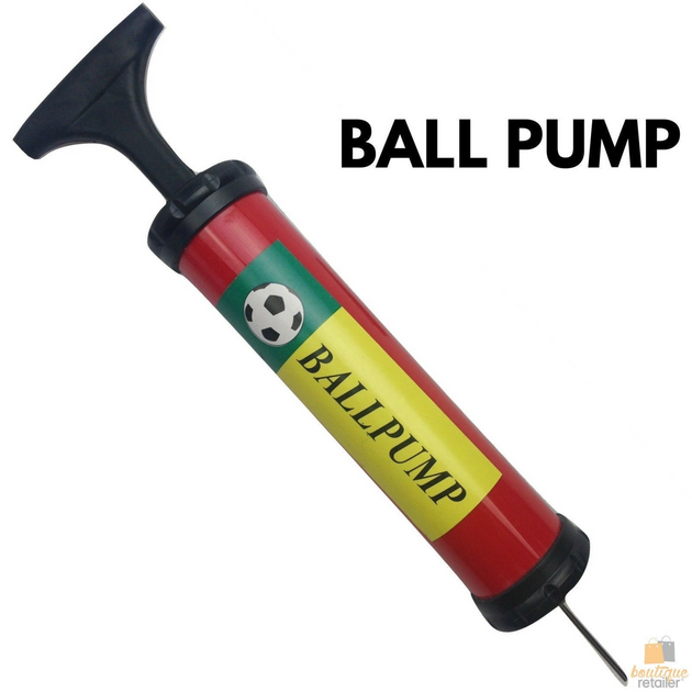 BALL PUMP Air Inflator Soccer Basketball Football Needle Yoga Fitness Portable - Shoppers Haven  - Sports & Fitness > Scooters and Accessories     