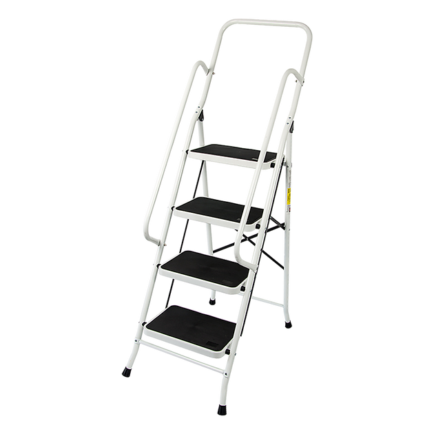 Foldable Non Slip 4 Step Steel Ladder - Shoppers Haven  - Outdoor > Others     